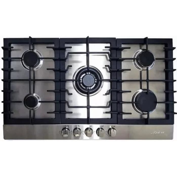 Kaiser KG 9356 Turbo Plaque de cuisson à gaz 90 cm En acier inoxydable
