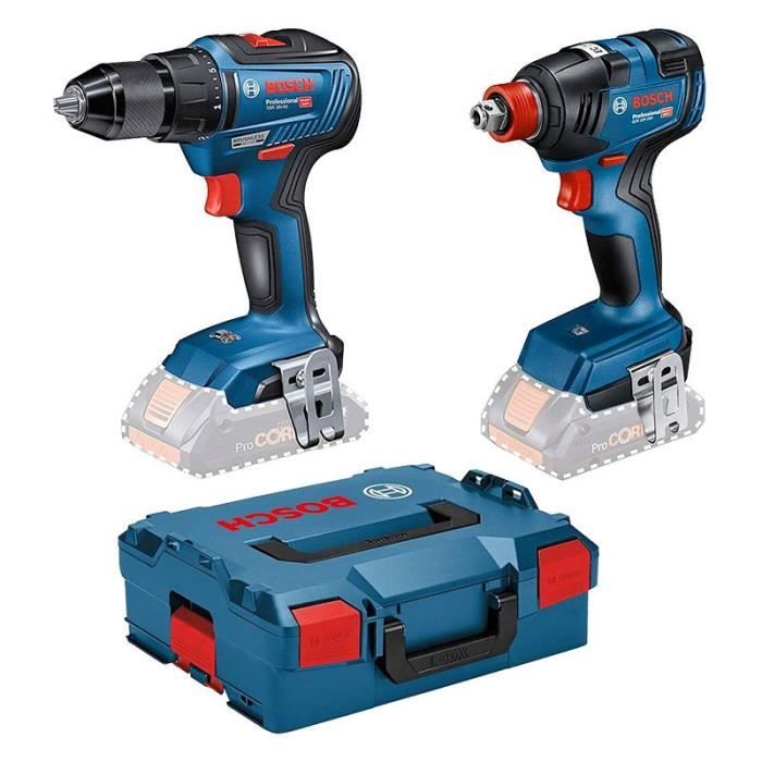 Perceuse-visseuse Bosch Professional GSR 18V-21 + 3 batteries 2,0Ah +  chargeur GAL 18V-20 - 0615990L88 - Cdiscount Bricolage