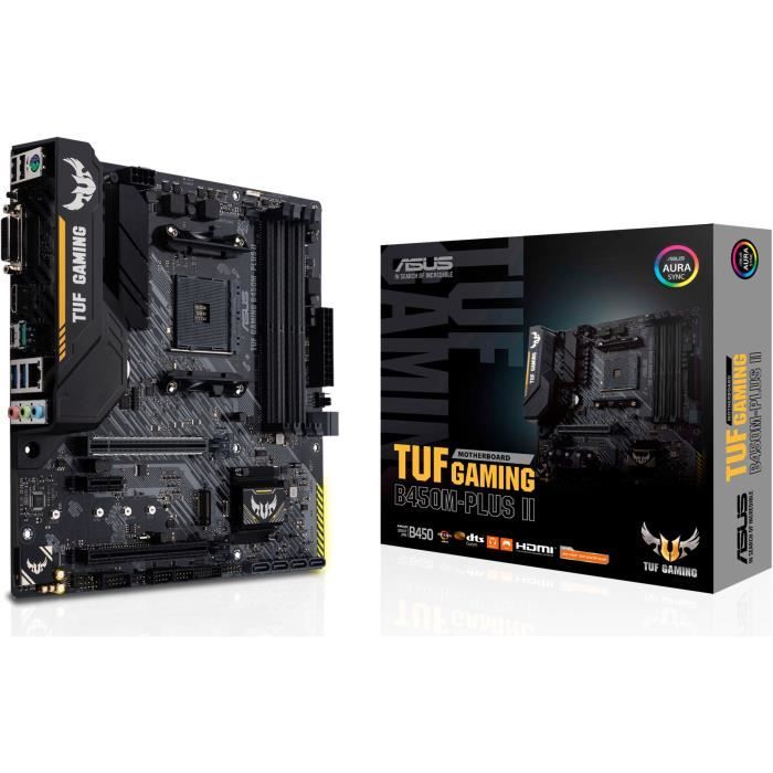 Carte mère – ASUS – TUF Gaming B450M-Plus II – AM4 – DDR4 – micro ATX