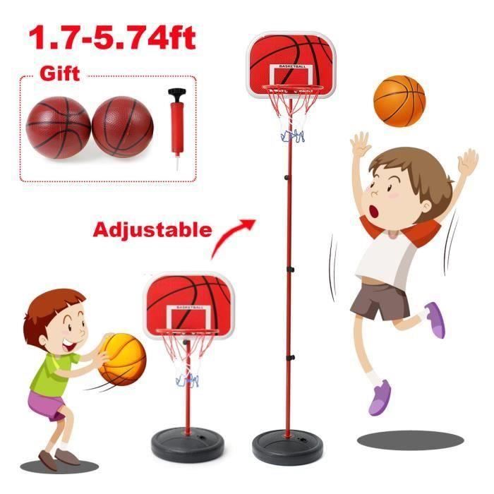 Panier de basket et ballon pour enfant 