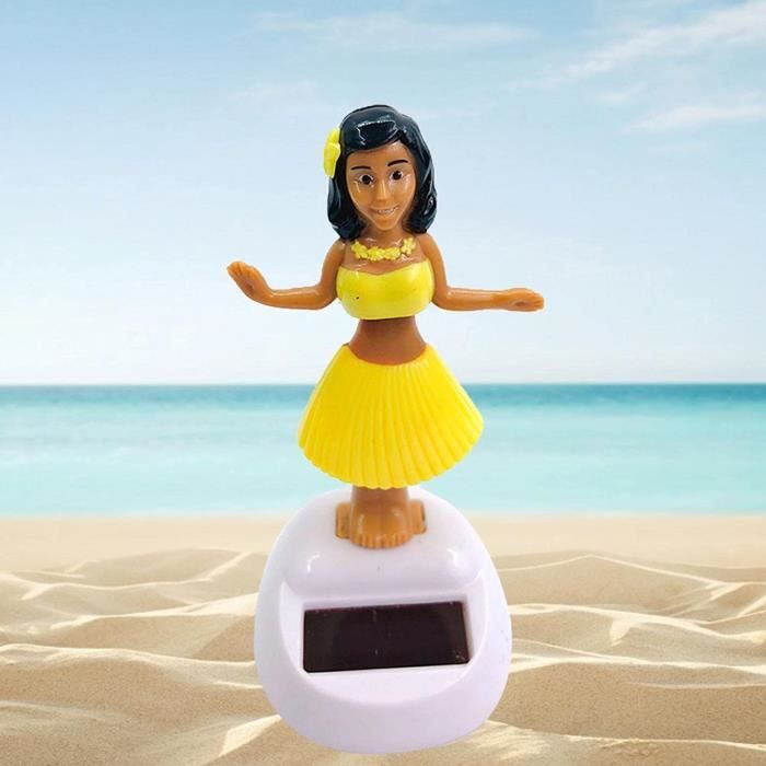 Figurine Solaire Hawaienne Tableau de Bord