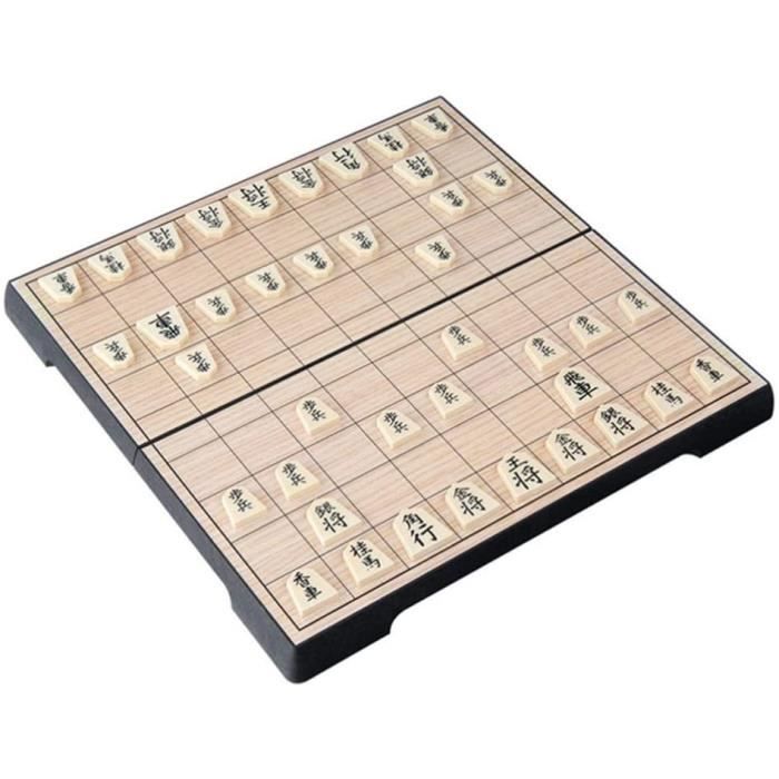 Jeu De Shogi Japonais Magnétique Voyage - 25 Cm - Inclus Pièces Et Plateau - Stratégie, échecs Version Japonaise
