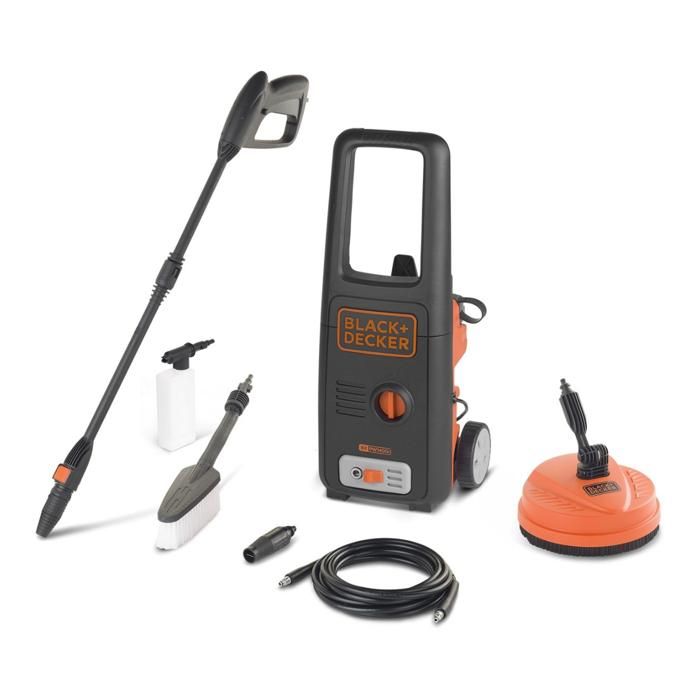Black & Decker Black+Decker BXPW1400PE Nettoyeur Haute Pression avec Patio