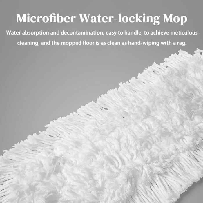 10 Tampons Vadrouille Microfibre Pour Balai Lave-sol BROSSE