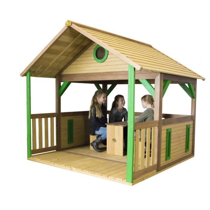 Axi Maison Enfant Exterieur En Bois Zazou Achat Vente Maisonnette Exterieure Cdiscount