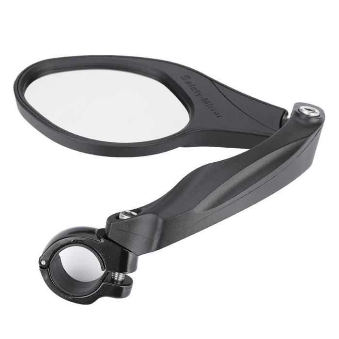 Drfeify Miroir de vue arrière Rétroviseur de Guidon de Vélo Miroir Arrière de Rotation 360 pour Vélo Route de Montagne Gauche