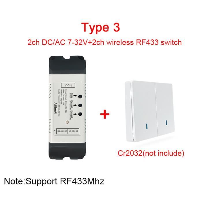 2/3/4-Kanal Bluetooth WiFi Relaismodul für Smart Home
