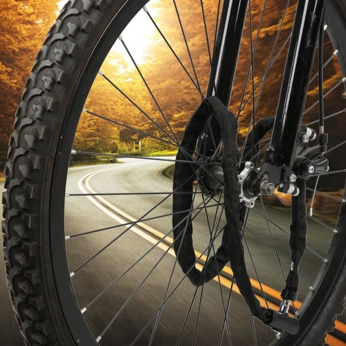 Serrure chaîne avec 2 clés vol de vélos chaud de vente