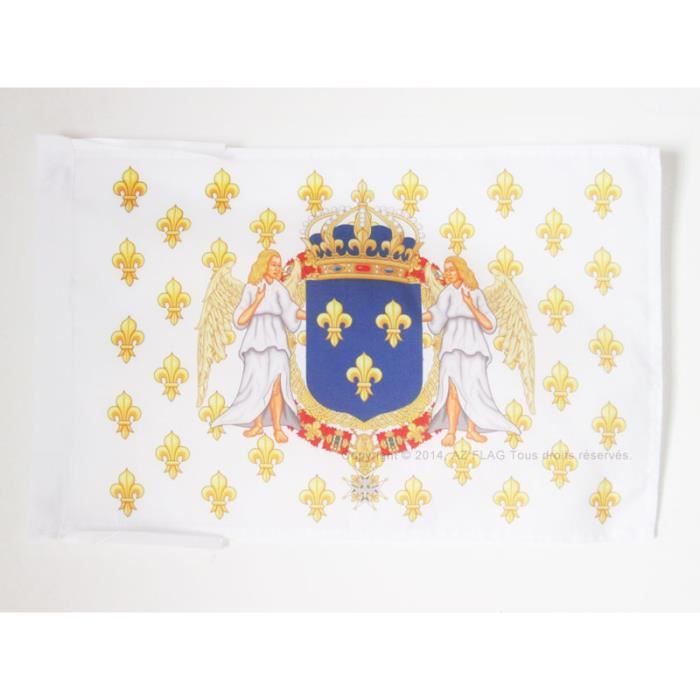 Drapeau Royaume de France Anges 45x30cm - royaliste français fleur de lys  Haute qualité - Cdiscount Maison