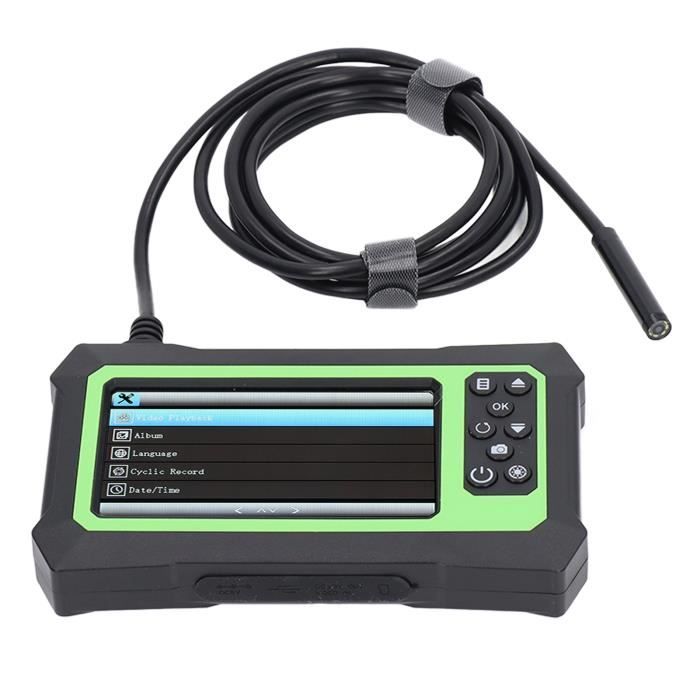 Cikonielf endoscope d'inspection Endoscope 8mm Lentille 4.3in Écran LCD