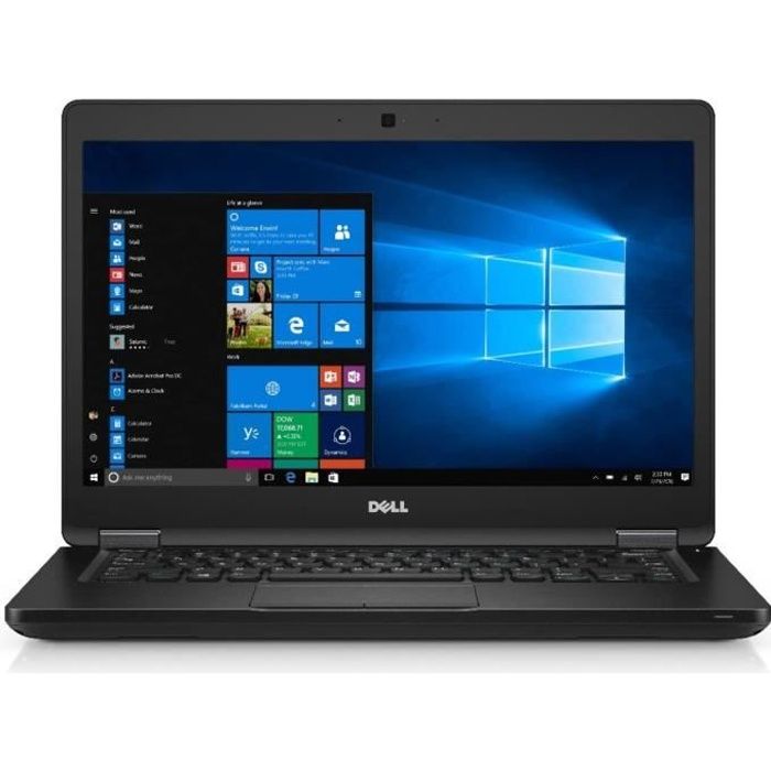 Dell Latitude 5480 Ordinateur Portable 14 Full HD Noir (Intel Core i5 16Go de RAM 512Go SSD Intel HD Windows 10 Pro)