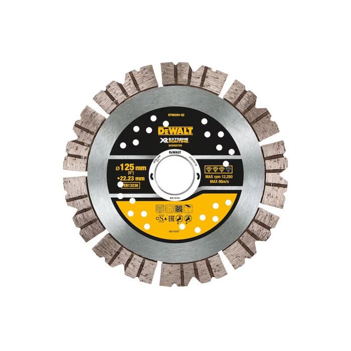 DEWALT Disque diamant Ø125mm pour rainureuse DT90294 125 mm x 1 22 23 mm - vue 2
