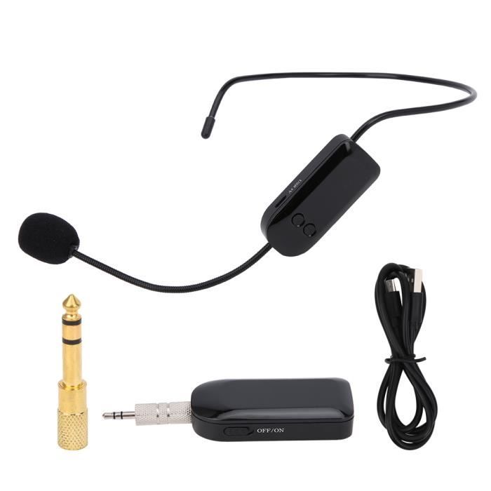Micro-casque Sans Fil 2.4G - Crochet D'oreille Réglable & Batterie Longue Durée