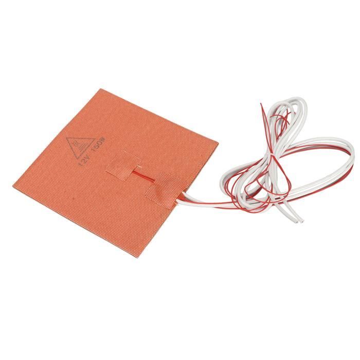 Coussin Chauffant Silicone 220V 200W Pour Imprimante 3D - Plaque De Lit Chaude Adhésive, Réduit Temps Chauffage