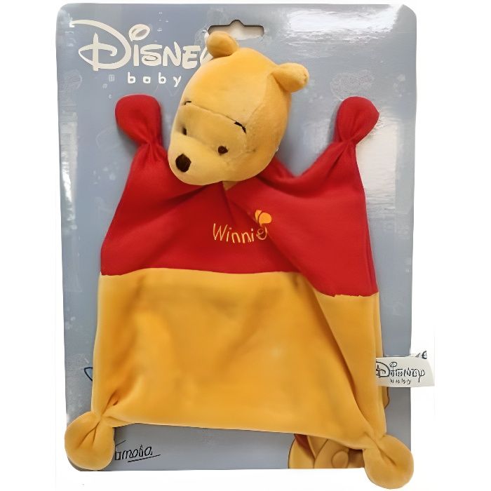 Doudou plat noeuds Winnie l'ourson jaune rouge bleu Disney Baby Ours Plat Se Doudou plat noeuds Winnie l'ourson jaune rouge bleu Disney Baby Ours Plat Se