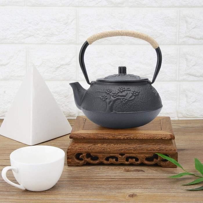 Minifinker - Théière en fonte 900ml style japonais bouilloire en fonte