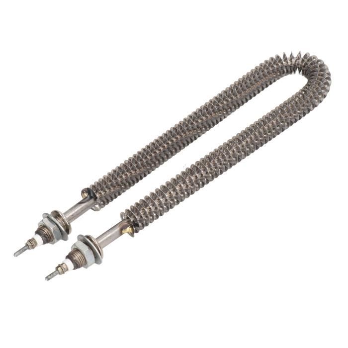 Tube Chauffant électrique à Ailettes Type U - Acier Inoxydable, 220V 1KW, Longueur 29cm - 9