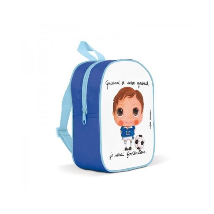 Sac a dos Isabelle Kessedjian Quand je serais grand je serai footballeur Cdiscount