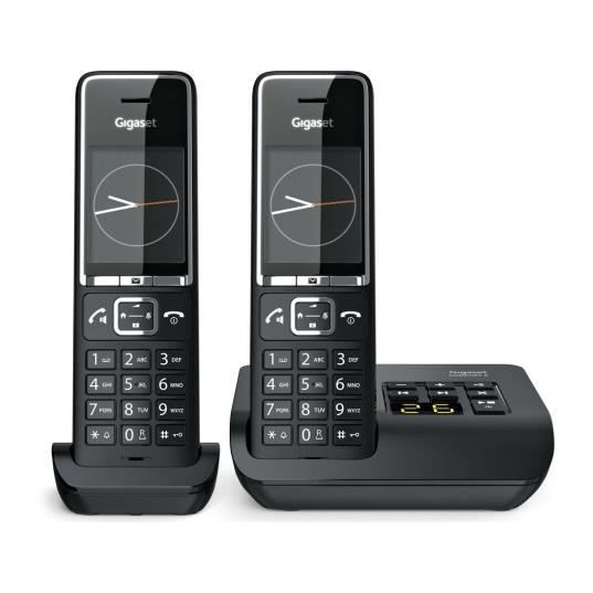 Téléphone sans fil Gigaset CL660 Duo Noir - Cdiscount Téléphonie