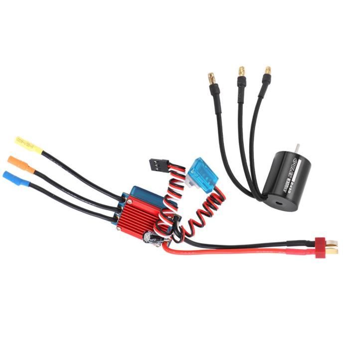 WINH Moteur Balais RC 2430 Rotor Détachable 4 Pôles 5800KV - Haute Performance Pour Voiture 1/24 1/18