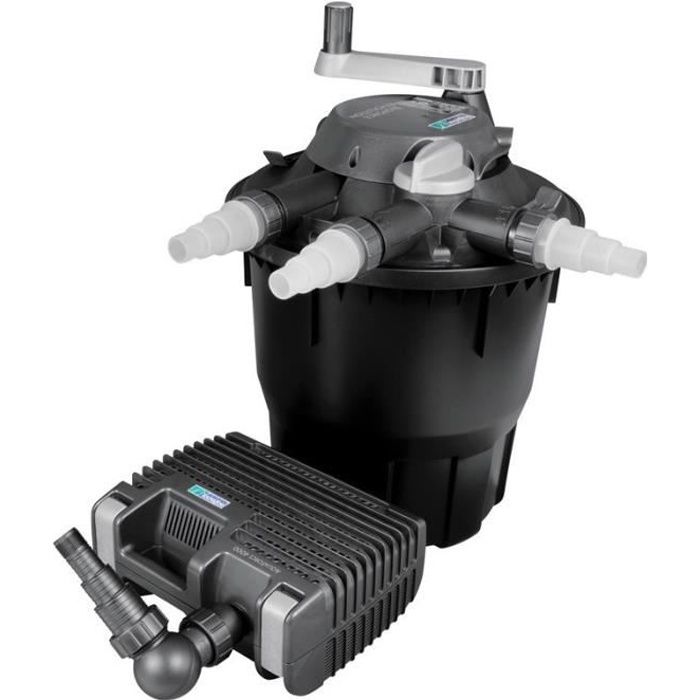 Systeme de filtration complet pour bassin avec pompe et filtration