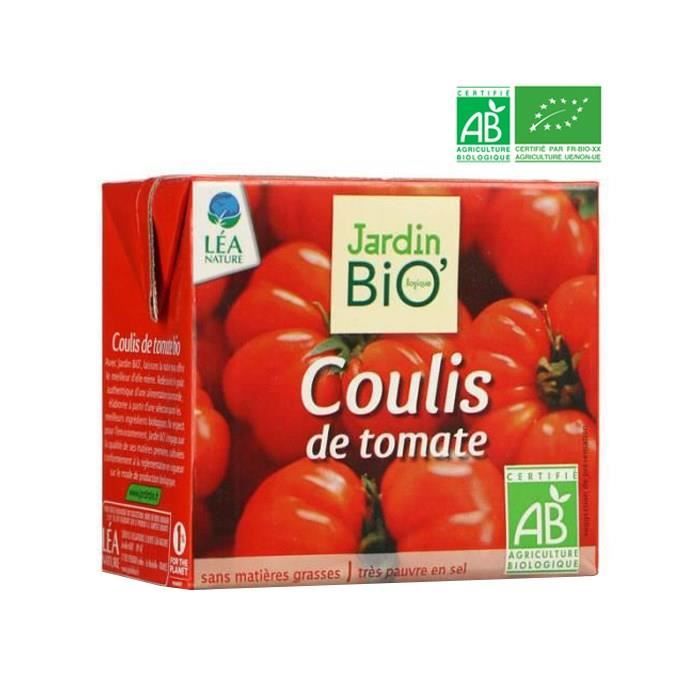 coulis de tomate bio 500 ml jardin bio cdiscount au quotidien