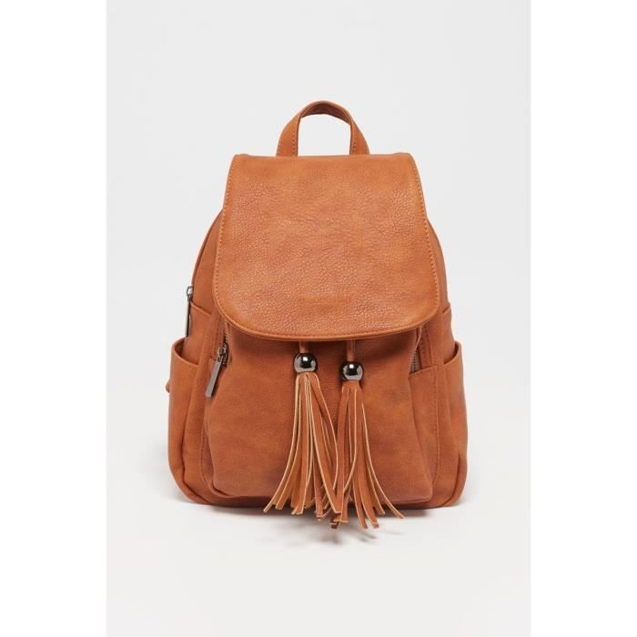 MANOUKIAN Sac Dos James Camel Femme Achat Vente CAMEL