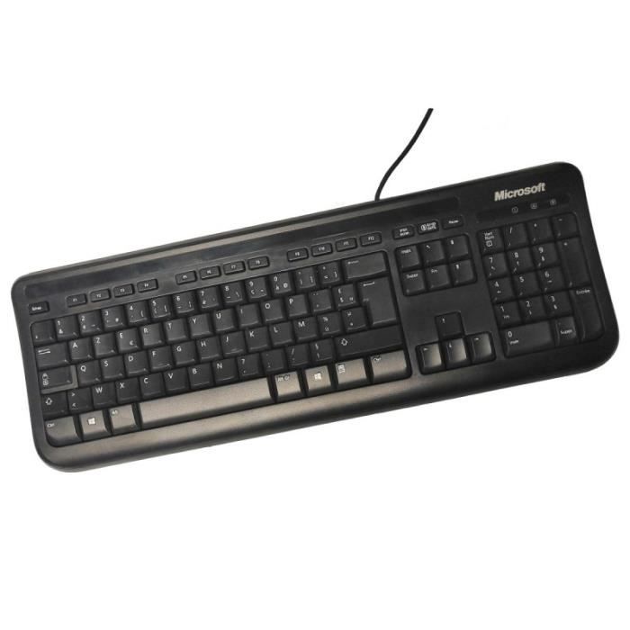 Clavier USB AZERTY Microsoft Wired Keyboard 400 1366 X818768 047