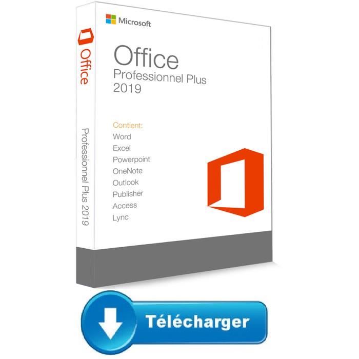 Office 2019 Pro Plus pour PC version a télécharger  Cdiscount Informatique