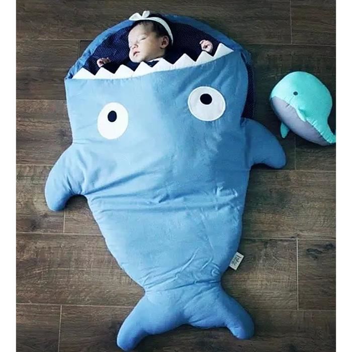 Instagram Dessin Anime Enfant Requin Dormir Bleu Bleu Achat Vente Gigoteuse Turbulette Cdiscount
