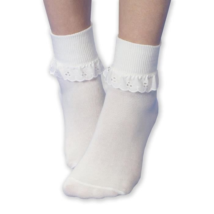 Chaussettes Bébé Antidérapantes Coton Dentelle Chaussettes Bébé Garçon Fille Bébé Naissance Chaussettes Nouveau-né Souple Paire Chaussettes Princesse Cadeau âge d’un mois 
