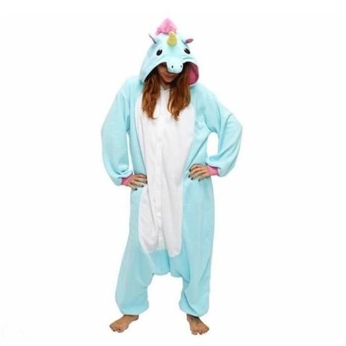 Pyjama Licorne Pour Femmes Et Hommes Animaux Licornes Grande