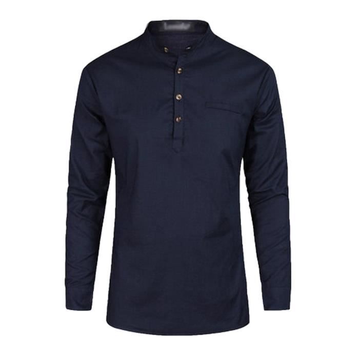 Chemise demi sales boutonnage homme