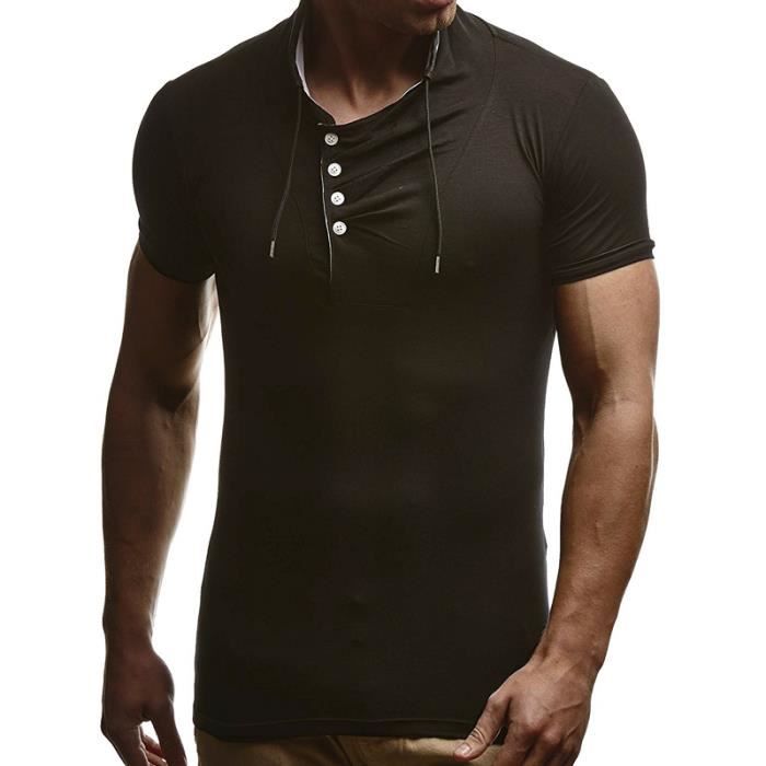 T shirt décolleté homme store