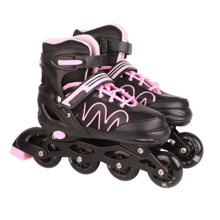 POU Patins en ligne ajustables pour hommes et femmes Patins de