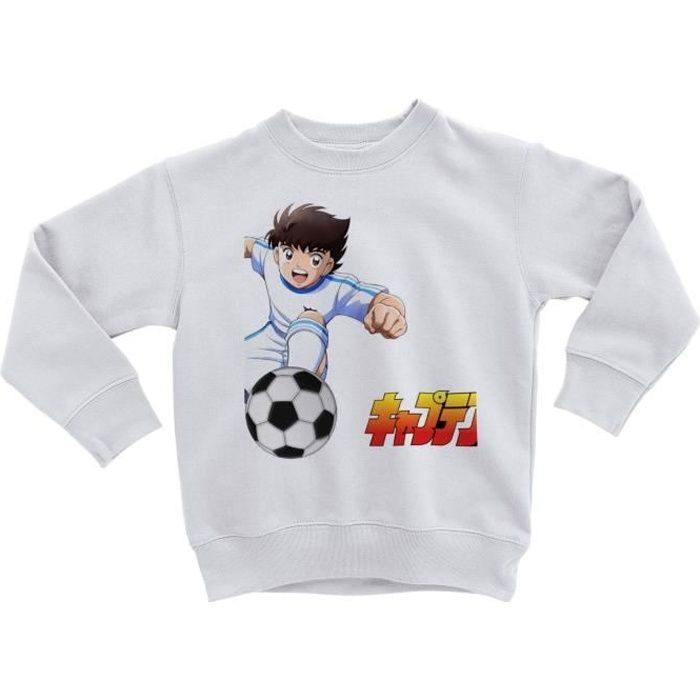 Sweatshirt Enfant Olive et Tom Captain Tsubasa Manga Cartoon Nouveau  Football Blanc - Cdiscount Prêt-à-Porter