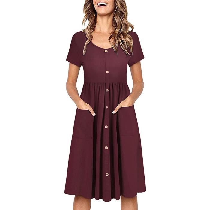 robe patineuse col v