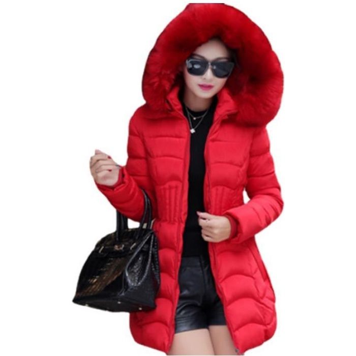 Doudoune femme fourrure cdiscount store