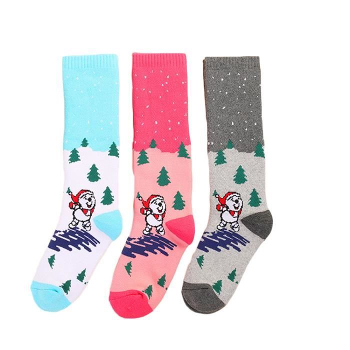 Chaussettes de ski enfant Ski Warm Junior Pink/Corail