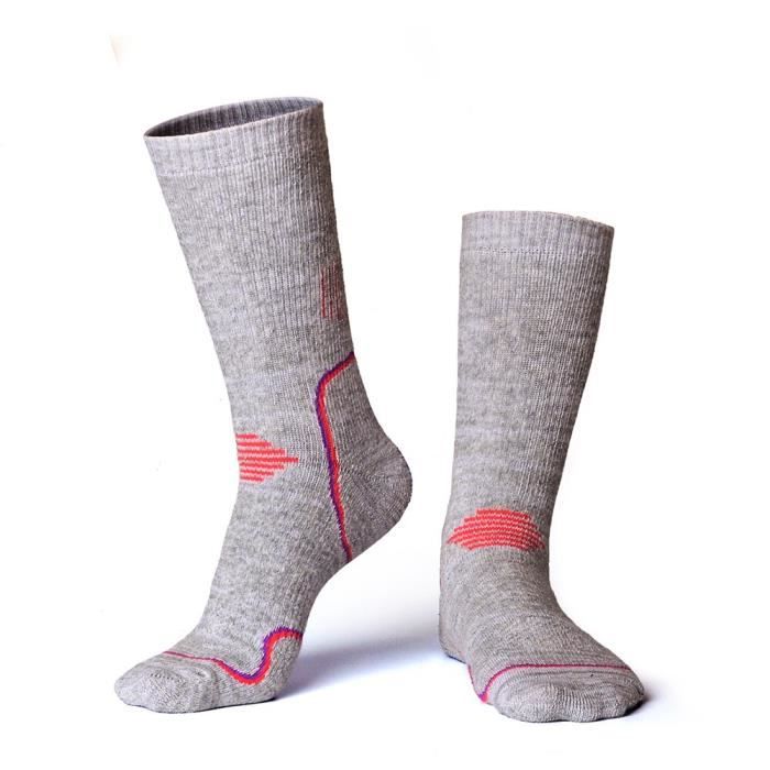 Ewers Chaussettes Mixte - Uni, Paquet De 2 Rose/gris - Prêt-à