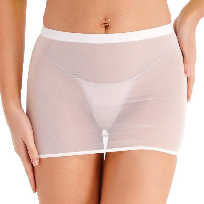 Mini shop jupe transparent