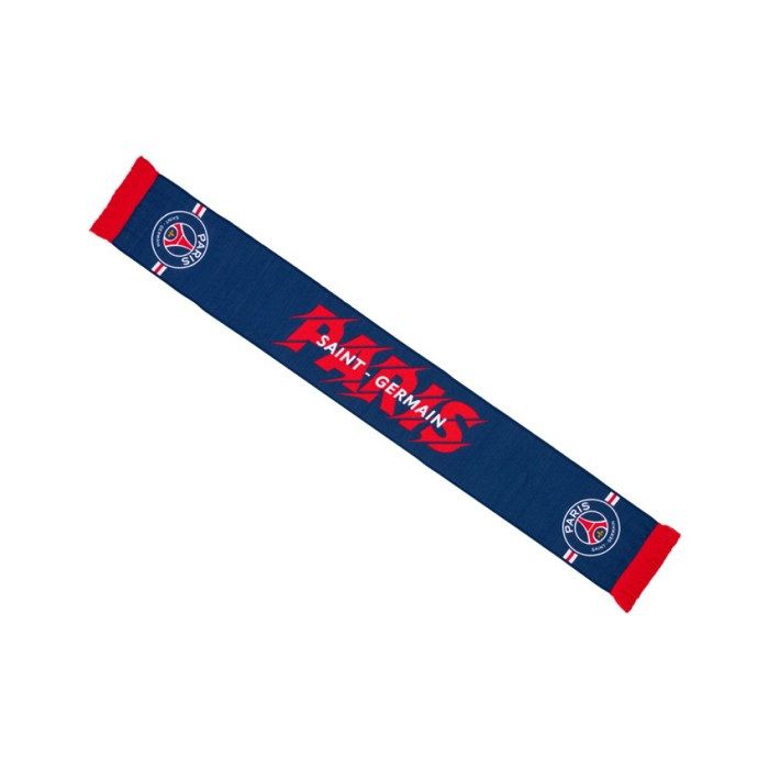 Echarpe Officielle Paris Saint Germain PSG - Taille 140 Cm, Matière Acrylique, Collection Supporter