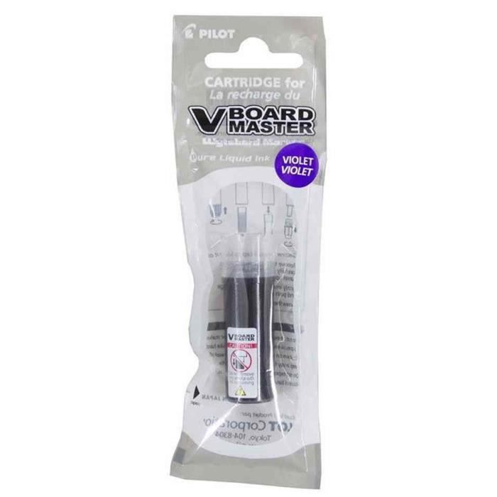 Pilot Lot De 12 Recharges Marqueur V-Board Master S Noir