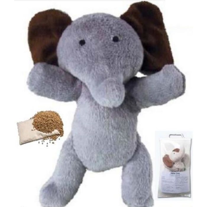 Coussin Chaleur Bebe Elephant Aux Noyaux De Cerise Cdiscount Sante Mieux Vivre