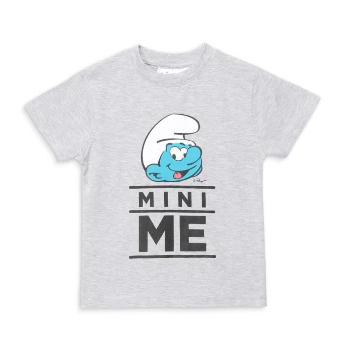 T-Shirt Uomo I Puffi – Logo Ufficiale, Collezione MESMURFTS002, Taglia XS, Colore Nero