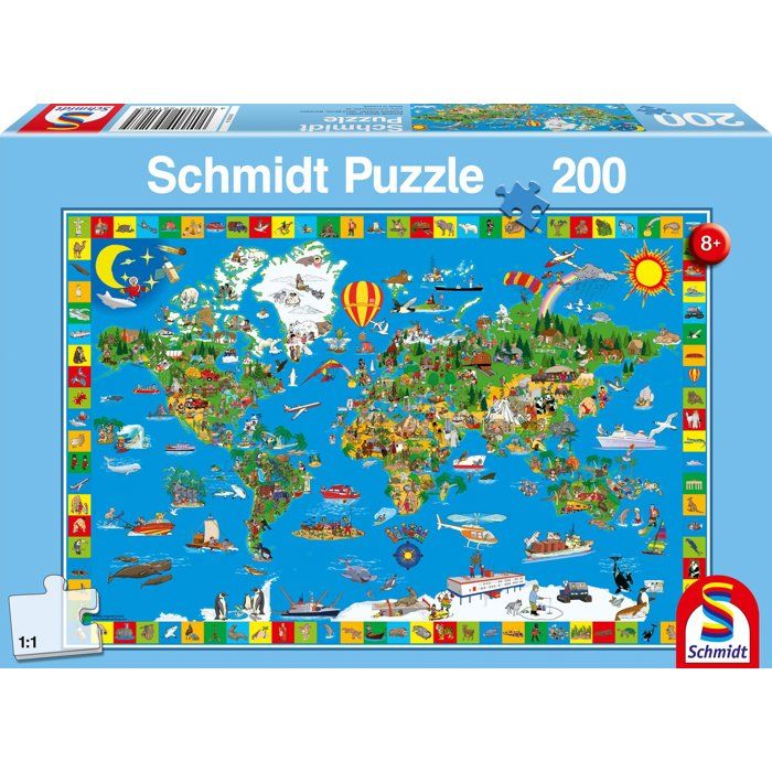 Puzzle enfant - SCHMIDT - 200 pièces - Ta petite terre - 200 pcs Puzzle enfant - SCHMIDT - 200 pièces - Ta petite terre - 200 pcs