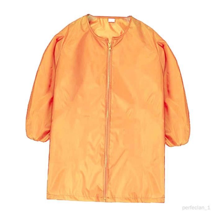 Tablier De Peinture Enfant Étudiant Dessin Blouse Enfants Peignant Une