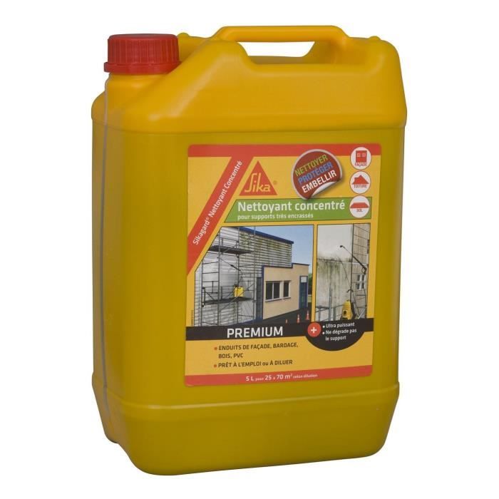 Nettoyant-dégraissant SIKA Sikagard Nettoyant Concentré - 5L