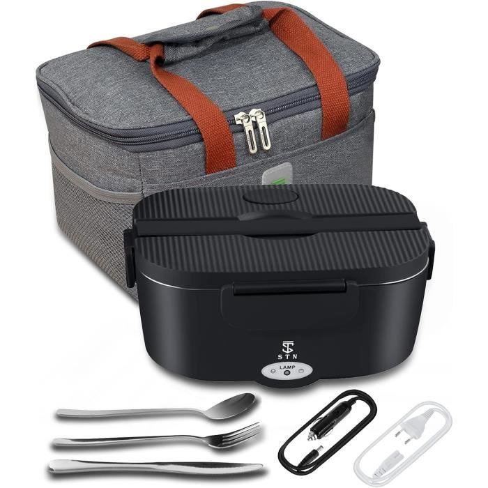 Gamelle Chauffante Sans Fil 1000ml Avec Batterie 16000mAh - Lunch Box Rechargeable USB-C, Minuterie, 6 Températures - 2