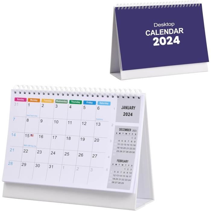 2024 Bureau Agenda Semaine À Vue Calendrier Indépendant Wiro Bureau  Organiseur